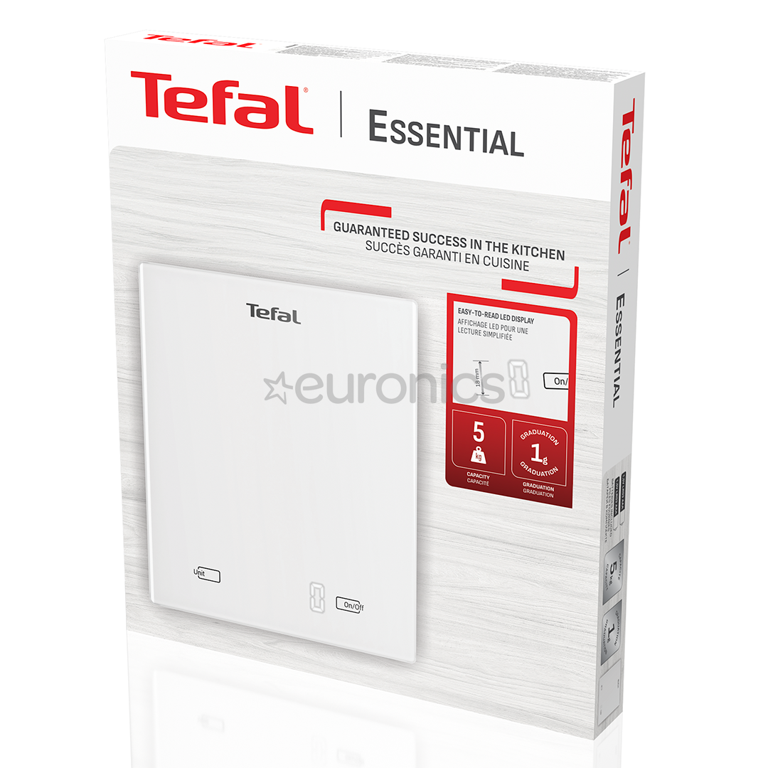 Tefal Essential, white - Kitchen scale