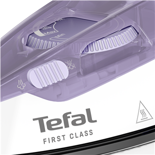 Tefal First Class, 1000 Вт, фиолетовый/белый - Дорожный утюг