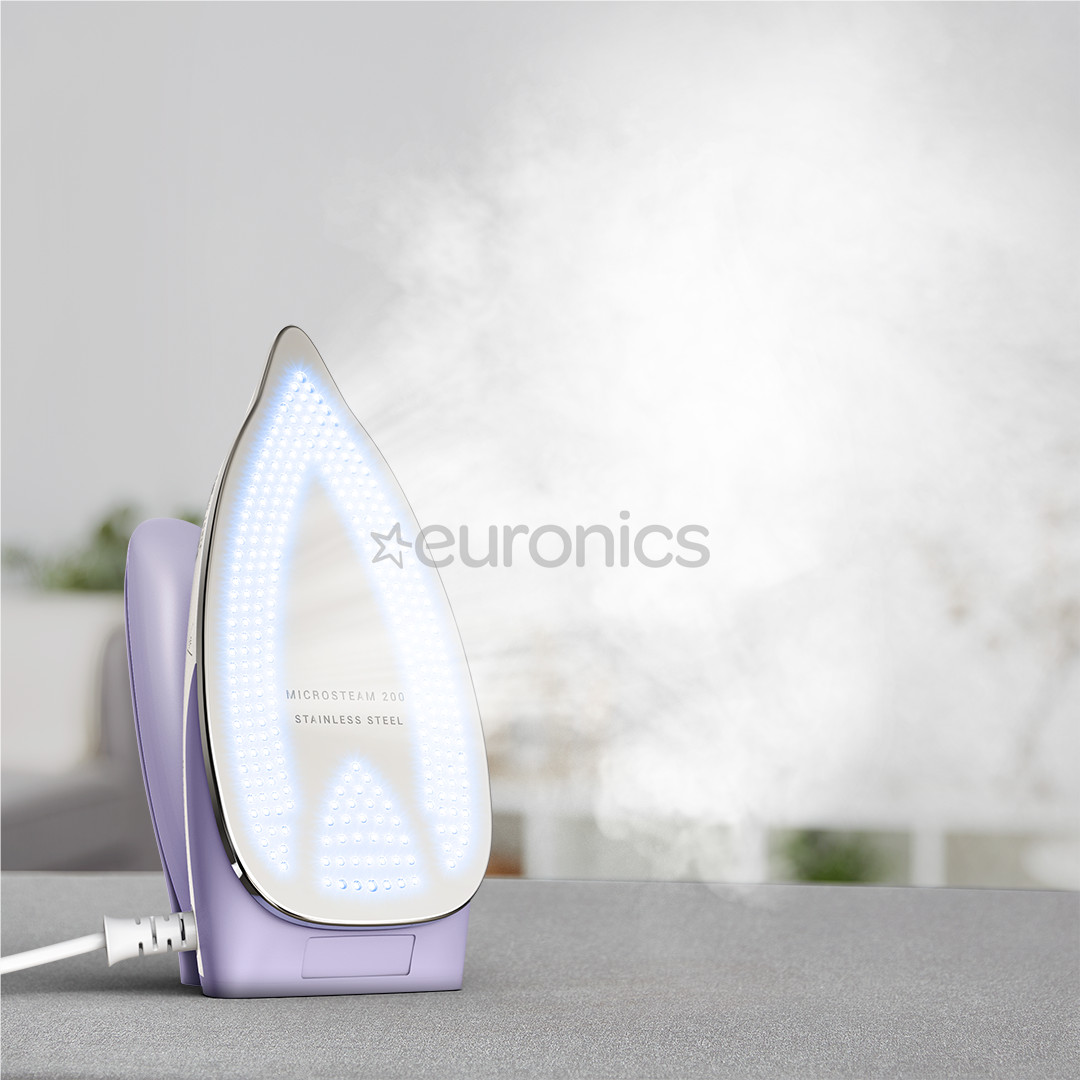 Tefal First Class, 1000 Вт, сиреневый/белый - Дорожный утюг