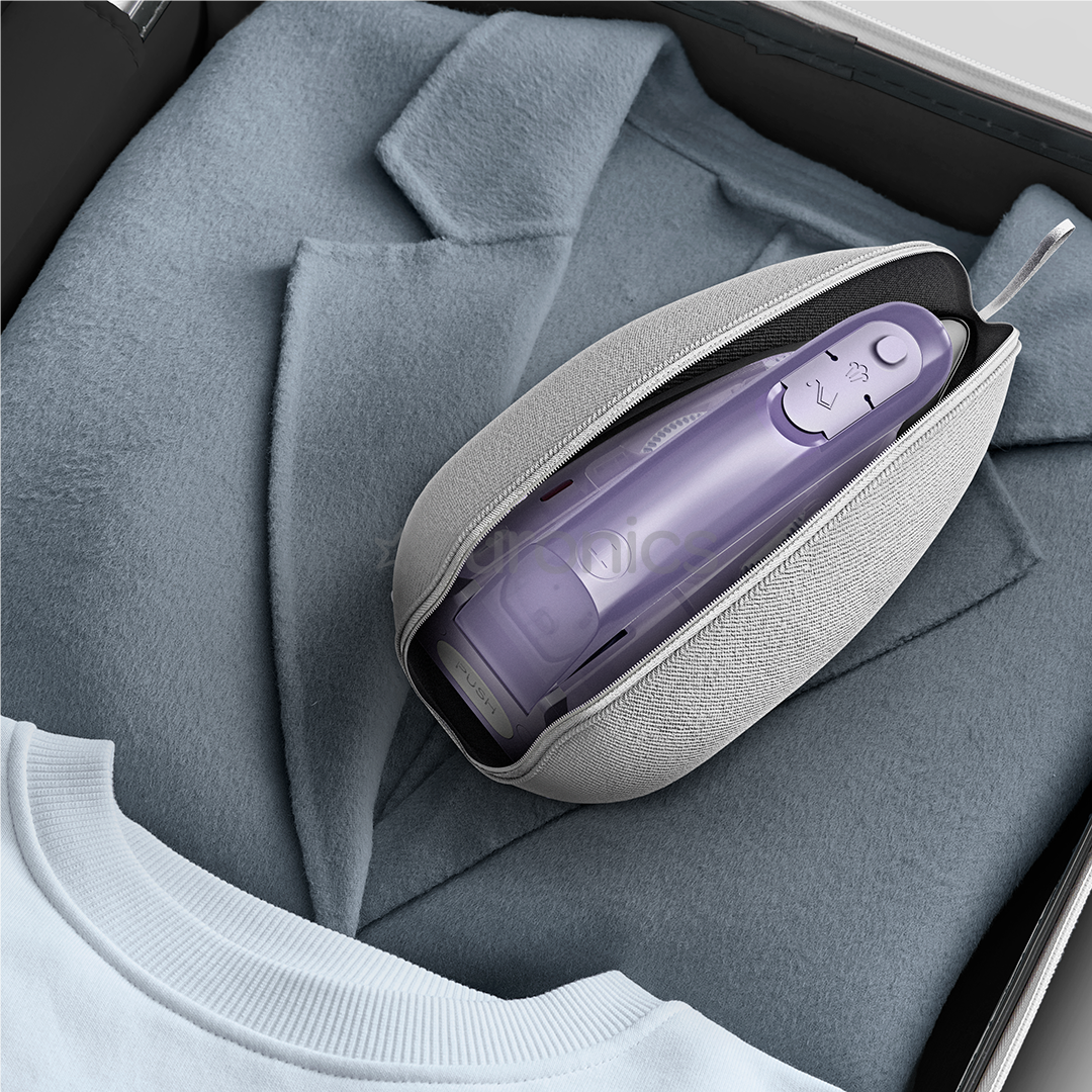 Tefal First Class, 1000 Вт, фиолетовый/белый - Дорожный утюг