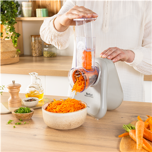 Tefal Fresh Express, light grey - Electric vegetable shredder