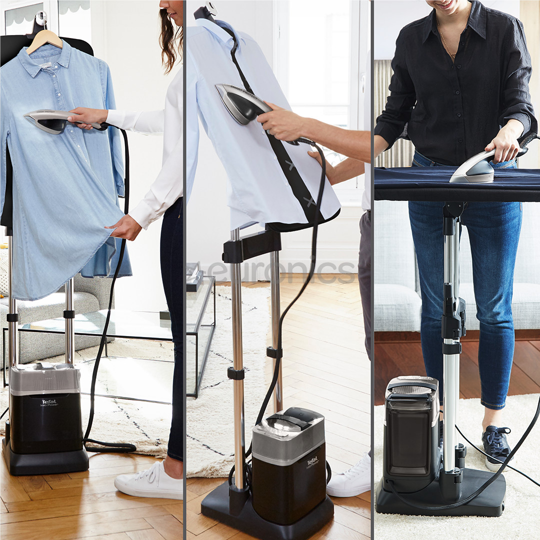 Tefal Ixeo Power, 2170 W, melna - Tvaika gludināšanas sistēma