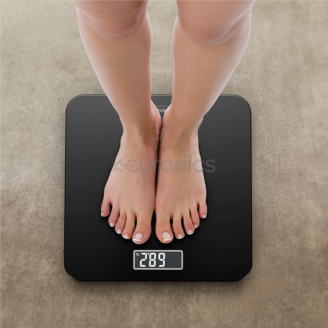 Tefal Premiss, up to 160 kg, black - Bathroom scale