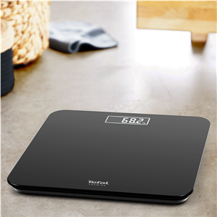 Tefal Premiss, up to 160 kg, black - Bathroom scale