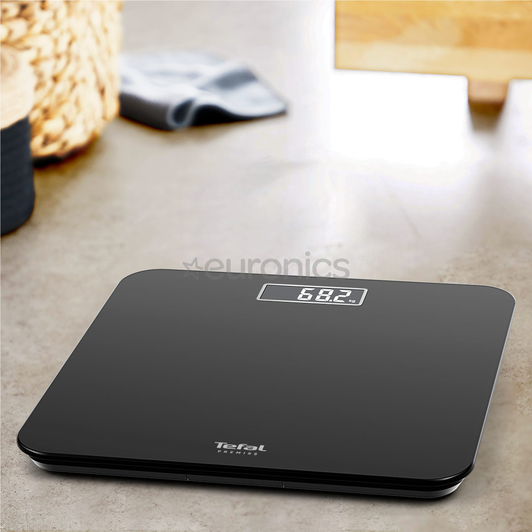 Tefal Premiss, up to 160 kg, black - Bathroom scale