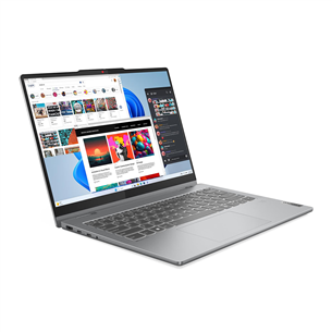 Lenovo IdeaPad 5 2-in-1 Gen 9, 14'', WUXGA, OLED, i5, 16 GB, 512 GB, ENG, pelēka - Portatīvais dators
