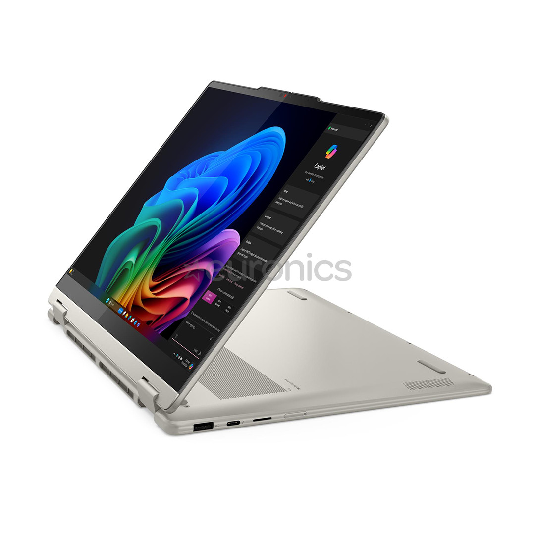 Lenovo Yoga 7 2-in-1 Gen 10, 14'', WUXGA, OLED, Ultra 7, 16 GB, 512 GB, ENG, bēša - Portatīvais dators