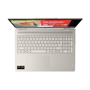 Lenovo Yoga 7 2-in-1 Gen 10, 16'', 2.8K, OLED, 120 Hz, Ryzen AI 7, 16 GB, 1 TB, ENG, pelēka - Portatīvais dators