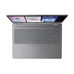 Lenovo Yoga 7i 2-in-1 Gen 10, 16'', 2.8K, OLED, 120 Hz, Ultra 7, 32 GB, 1 TB, ENG, pelēka - Portatīvais dators
