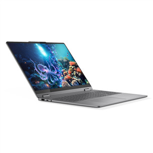 Lenovo Yoga 7i 2-in-1 Gen 10, 16'', 2.8K, OLED, 120 Hz, Ultra 7, 32 GB, 1 TB, ENG, pelēka - Portatīvais dators