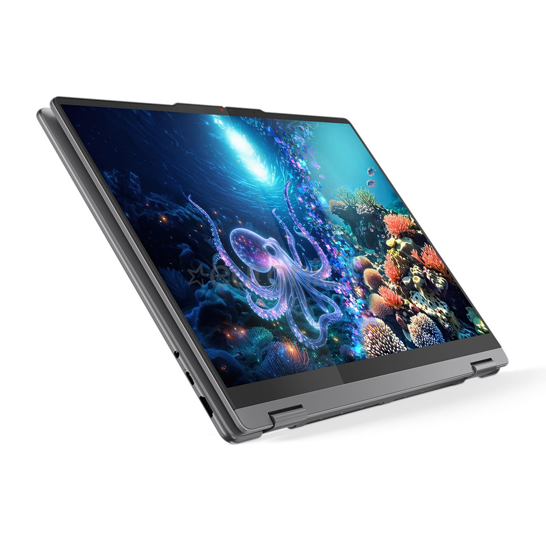 Lenovo Yoga 7i 2-in-1 Gen 10, 16'', 2.8K, OLED, 120 Hz, Ultra 7, 32 GB, 1 TB, ENG, pelēka - Portatīvais dators