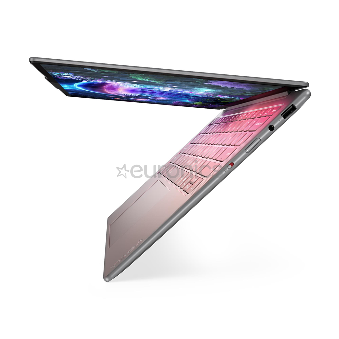 Lenovo Yoga Slim 7 Gen 10 Aura Edition, 14'', WUXGA, OLED, Ultra 7, 32 GB, 1 TB, ENG, pelēka - Portatīvais dators