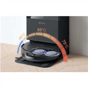 Ecovacs Deebot T50 Max Pro Omni, сухая и влажная уборка, черный - Робот-пылесос