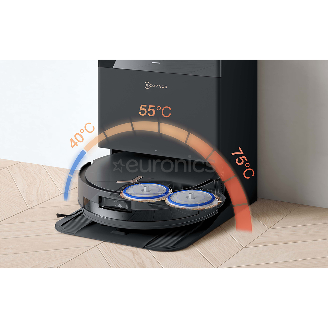 Ecovacs Deebot T50 Max Pro Omni, сухая и влажная уборка, черный - Робот-пылесос