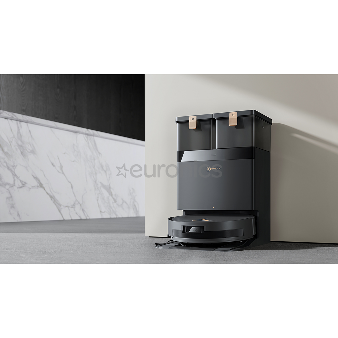 Ecovacs Deebot T50 Max Pro Omni, сухая и влажная уборка, черный - Робот-пылесос