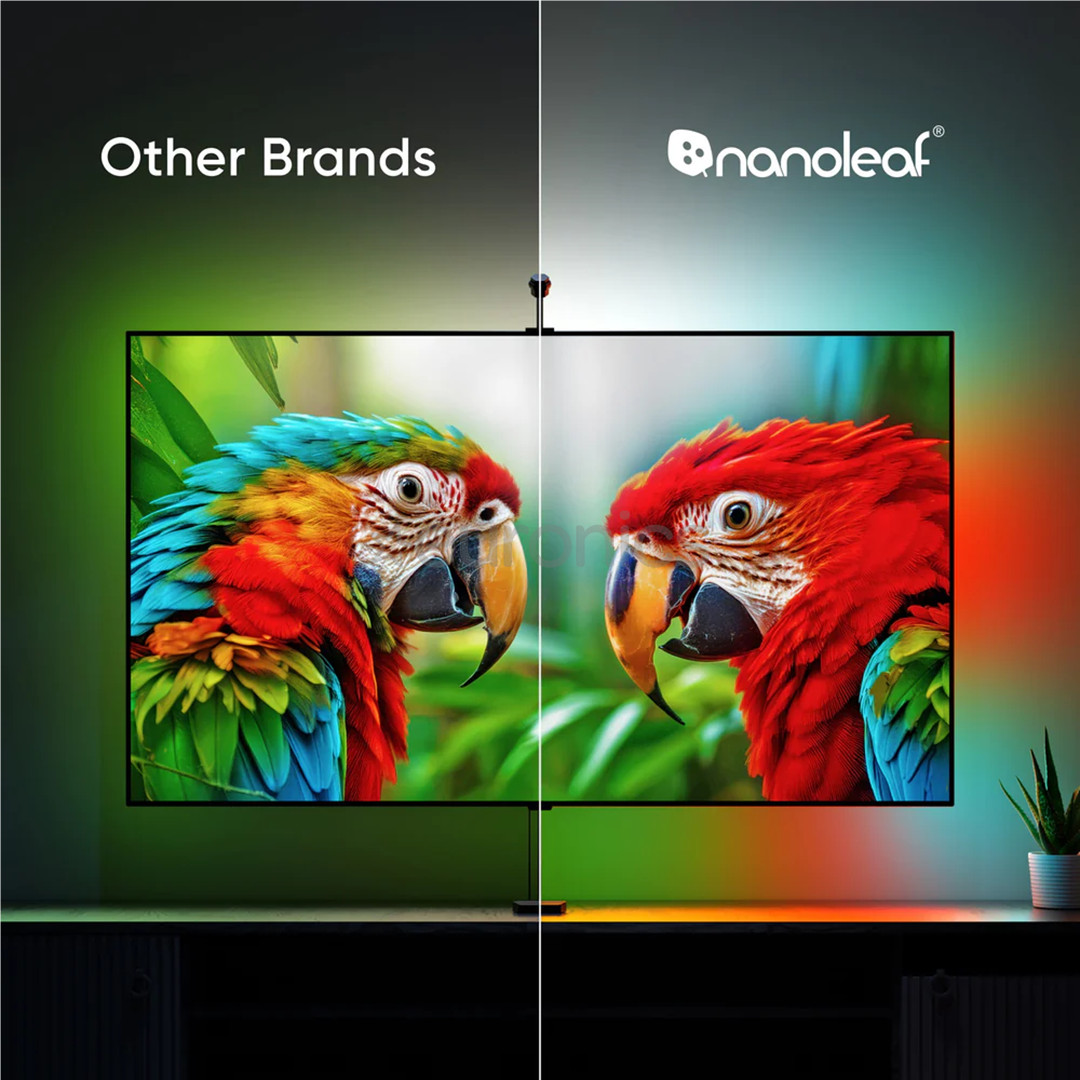 Nanoleaf 4D v2 Screen Mirror + Lightstrip Kit, up to 65″ - Lighting Kit