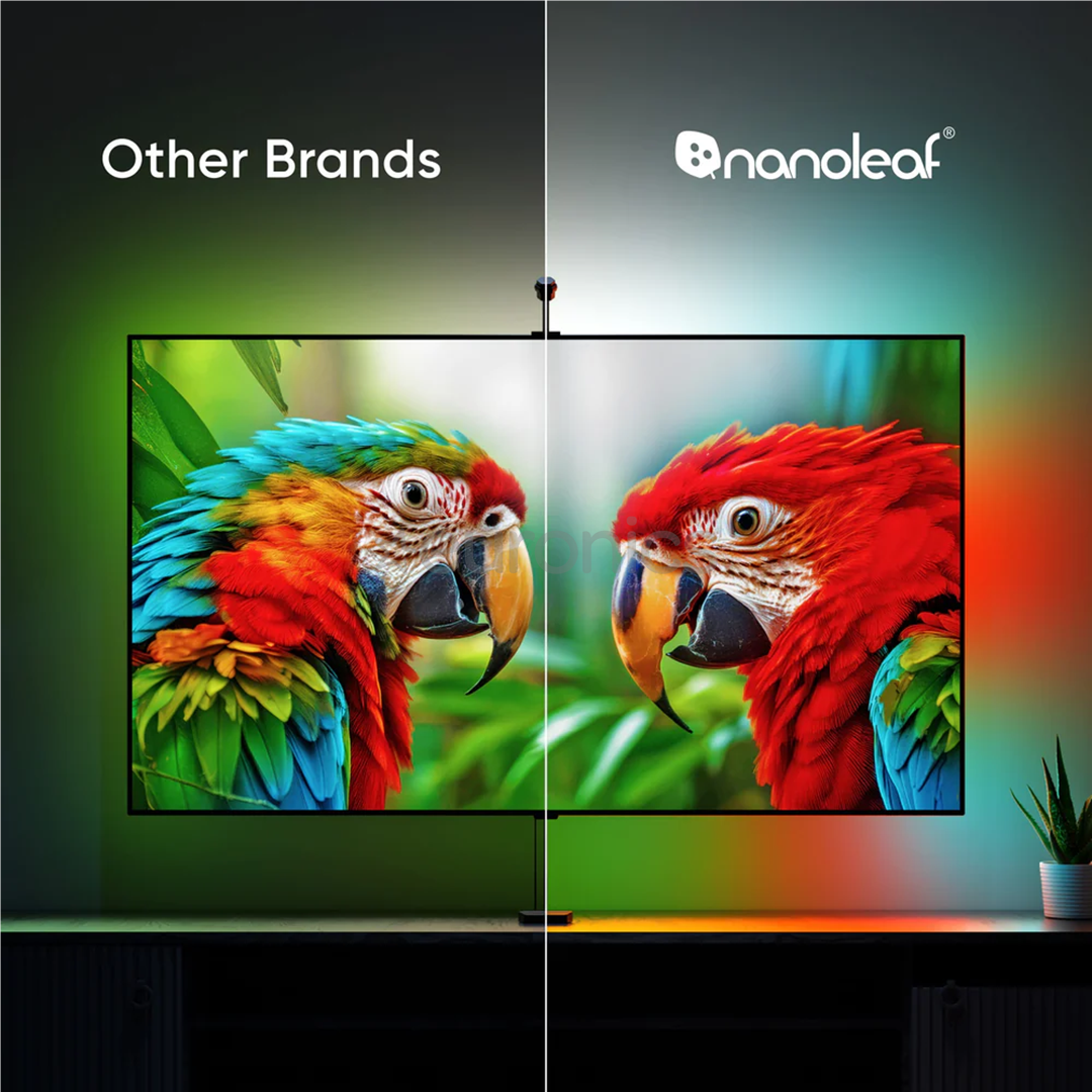 Nanoleaf 4D v2 Screen Mirror + Lightstrip Kit, до 65'' - Комплект освещения