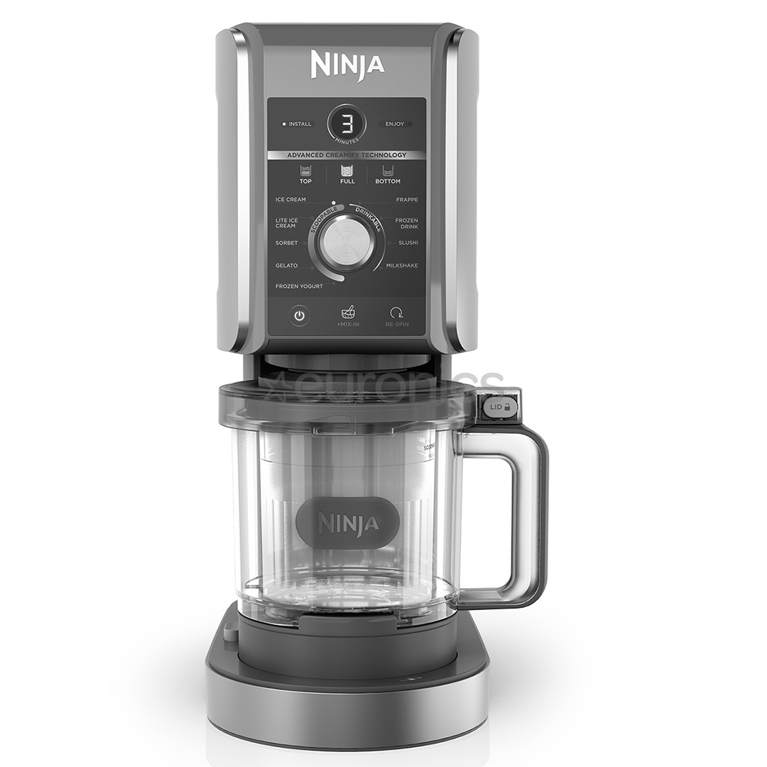 Ninja CREAMi Deluxe, 10-in1, black/silver - Ice cream maker
