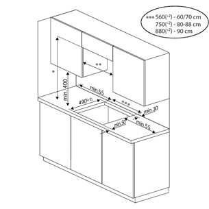 Beko IndyFlex, platums 60 cm, tumši pelēka - Iebūvējama indukcijas plīts virsma