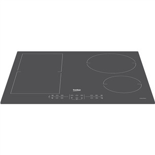 Beko IndyFlex, platums 60 cm, tumši pelēka - Iebūvējama indukcijas plīts virsma