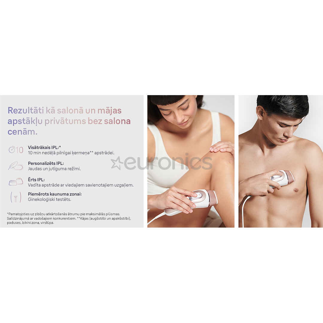 Braun IPL Skin i-Expert Pro 7 PL7147, белый/золотистый - Фотоэпилятор