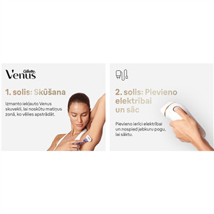 Braun Silk-expert Pro 5, balta/zelta - Fotoepilators