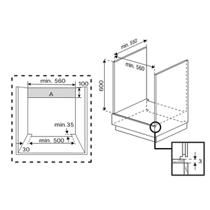 Beko, 72 L, katalītiskā tīrīšana, tumši pelēka - Iebūvējama elektriskā cepeškrāsns