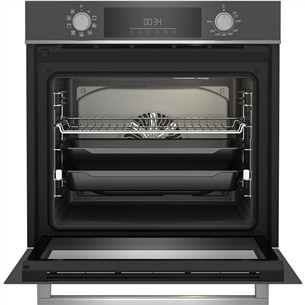 Beko, 72 L, katalītiskā tīrīšana, tumši pelēka - Iebūvējama elektriskā cepeškrāsns