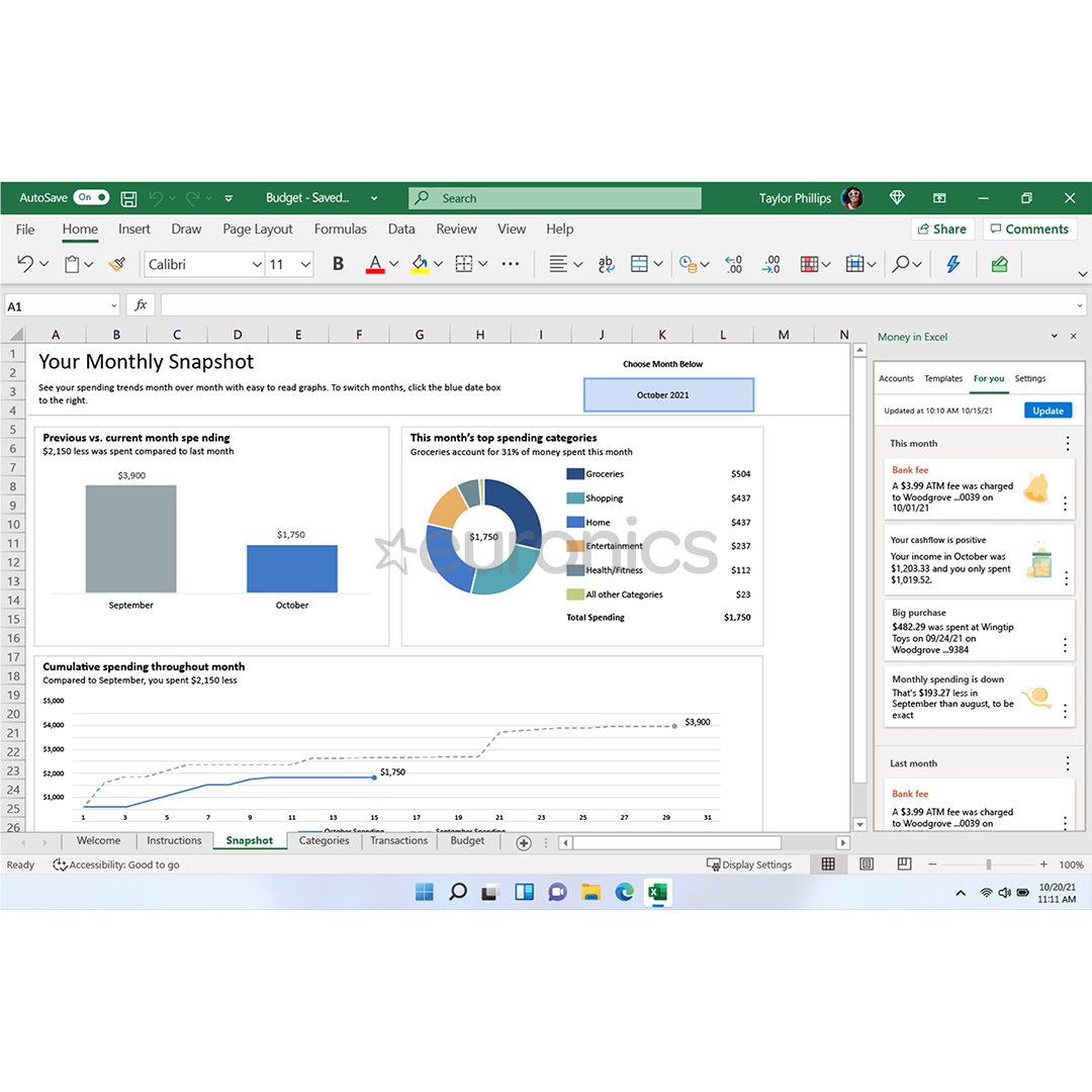 Microsoft 365 Personal, подписка на 12 месяцев, 1 пользователь / 5 устройств, 1 ТБ OneDrive, ENG - Программное обеспечение