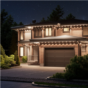 Nanoleaf Smart Multicolor Permanent Outdoor Lights, Starter kit, 15 м, RGB, белый - Умные светодиодные светильники