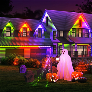 Nanoleaf Smart Multicolor Permanent Outdoor Lights, Starter kit, 15 м, RGB, белый - Умные светодиодные светильники