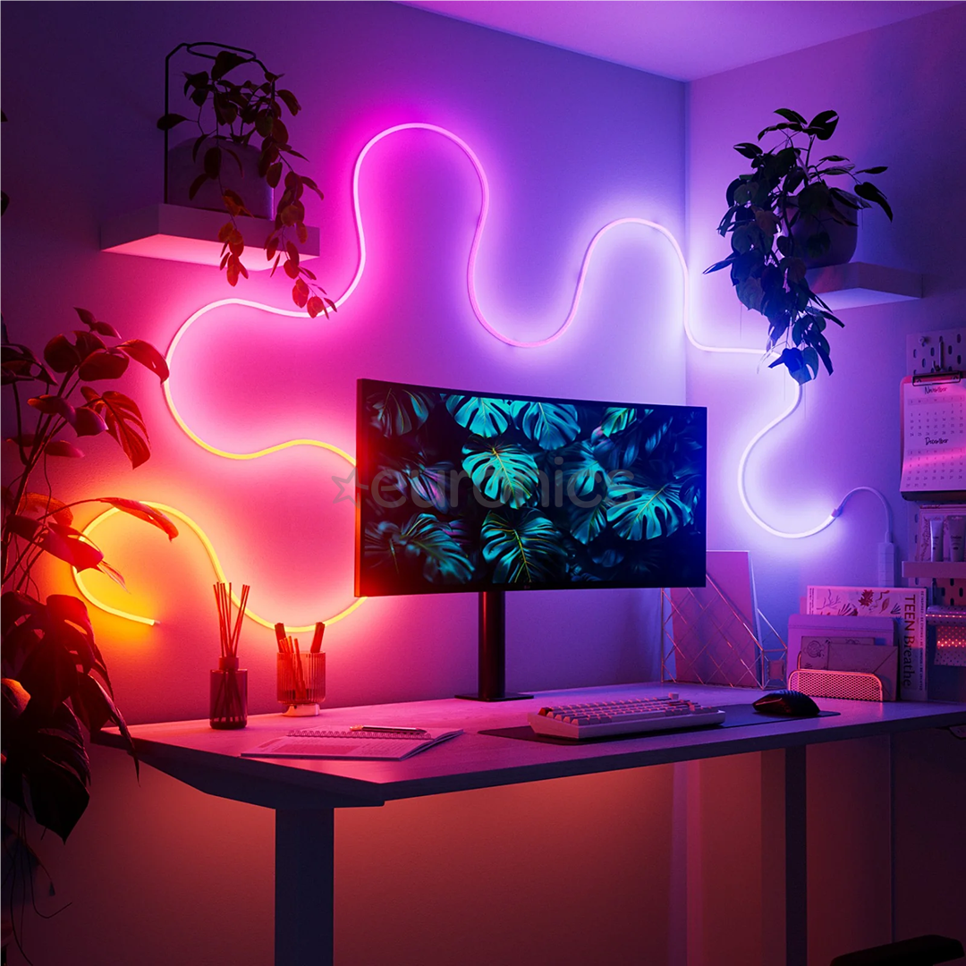 Nanoleaf Matter Smart Multicolor Rope Light, 5 м, RGB, белый - Умная светодиодная лента