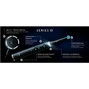 Braun Oral-B iO 10, black - Electric toothbrush