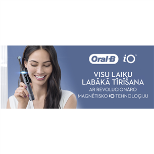 Braun Oral-B iO 8, travel case, black/grey - Electric toothbrush