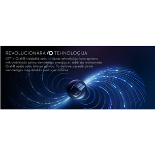 Braun Oral-B iO 8, travel case, black/grey - Electric toothbrush