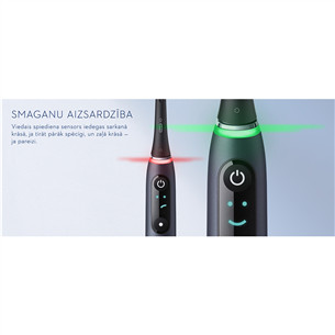 Braun Oral-B iO 8, ceļojumu futrālis, melna/pelēka - Elektriskā zobu birste