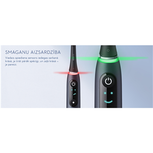 Braun Oral-B iO 8, travel case, black/grey - Electric toothbrush