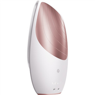 Geske Sonic Thermo Facial Brush | 6 in 1, balta/rozā - Ierīce sejas ādas kopšanai