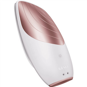 Geske Sonic Thermo Facial Brush | 6 in 1, balta/rozā - Ierīce sejas ādas kopšanai