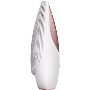 Geske Sonic Thermo Facial Brush | 6 in 1, balta/rozā - Ierīce sejas ādas kopšanai