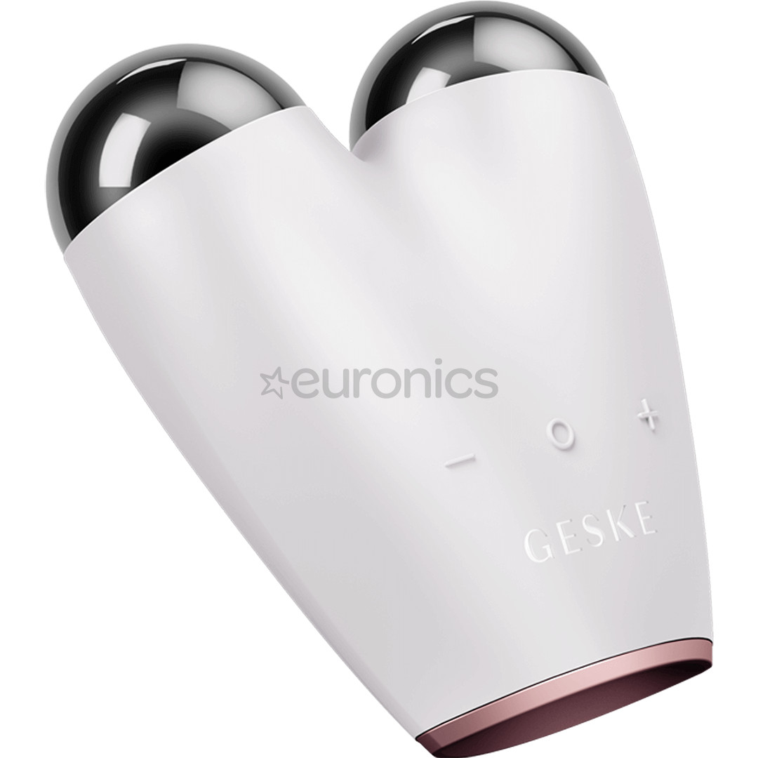 Geske SmartAppGuided, MicroCurrent Face-Lifter | 6 in 1, balta/rozā - Ierīce sejas ādas liftingam