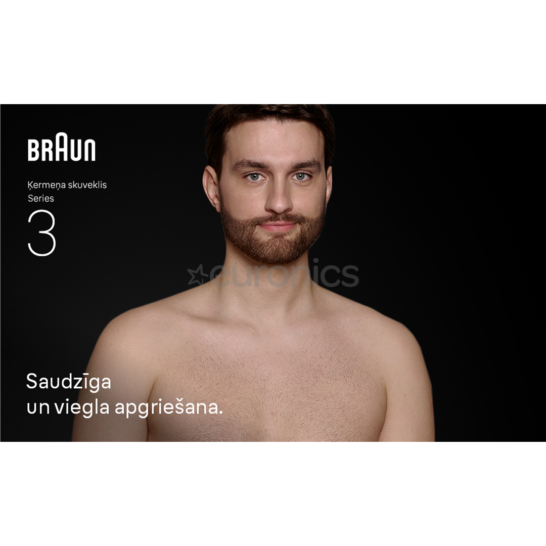Braun Series 3, белый - Триммер