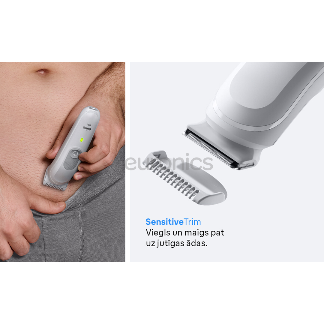 Braun Series 3, белый - Триммер