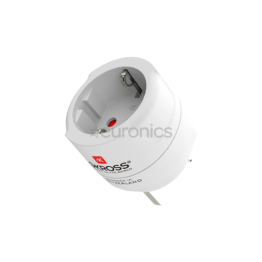 Skross Europe to UK, balta - Adapteris