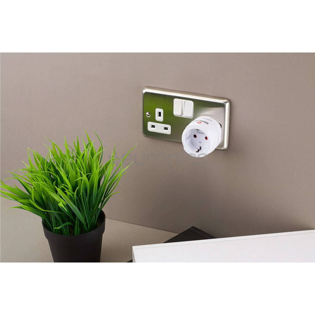 Skross Europe to UK, balta - Adapteris