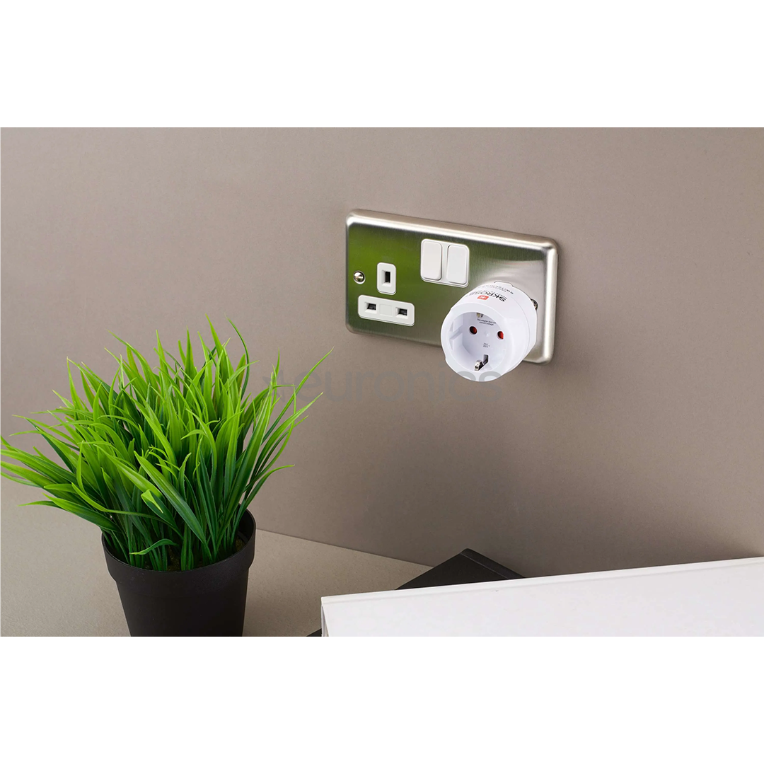 Skross Europe to UK, balta - Adapteris