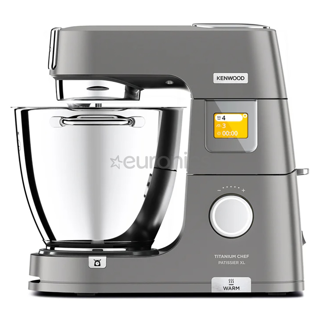 Kenwood Titanium Chef Patissier XL, 7 л / 5 л, 1400 Вт, серый - Кухонный комбайн
