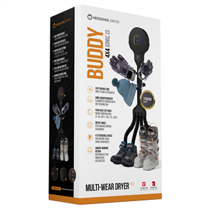 Hedgehog Buddy, 4x4, черный - Сушилка для обуви