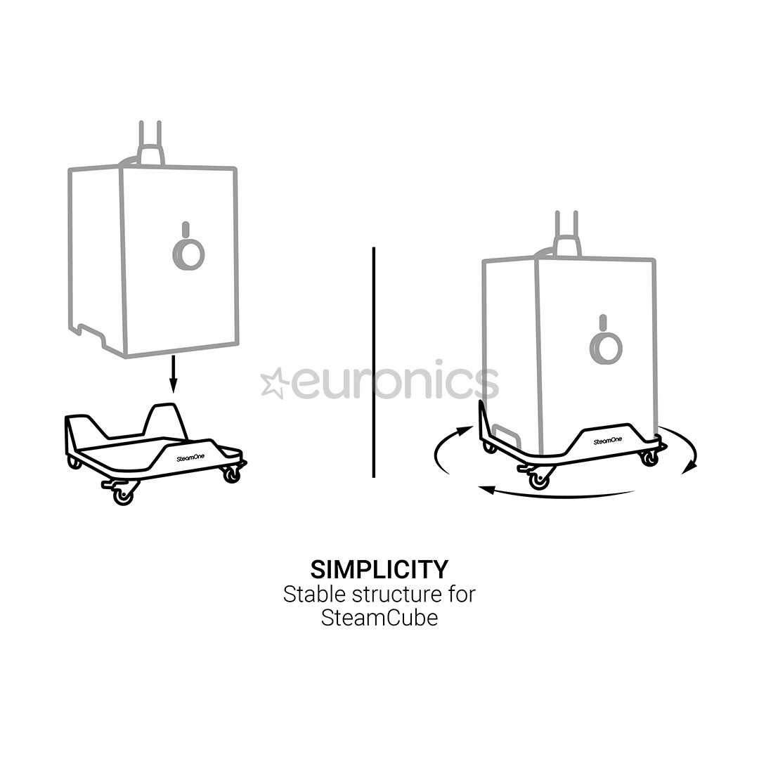 SteamOne - Steam cart for SteamCube steaming system
