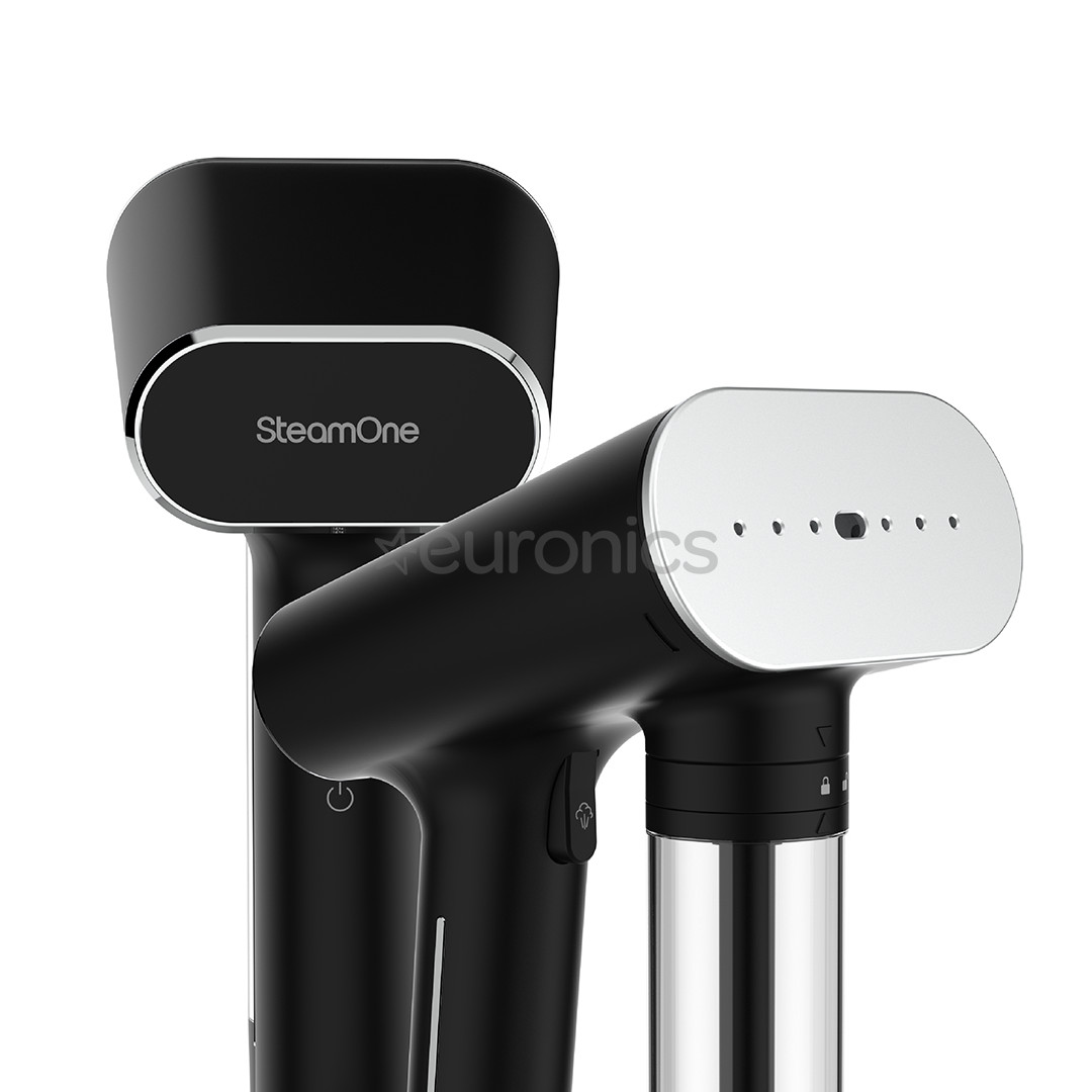 SteamOne Karl 2, 2000 W, melna - Rokas apģērbu tvaicētājs